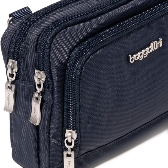Baggallini Dark Blue Messenger Bag - Picture 11 of 13